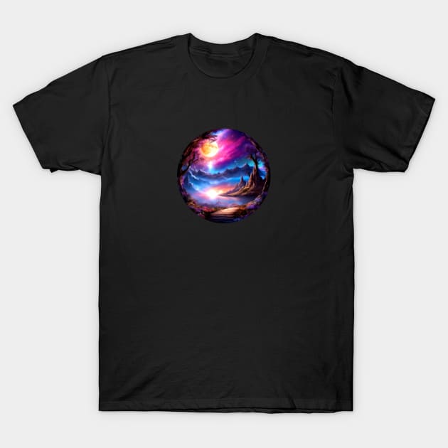 Fantasy Land Fisheye Lens T-Shirt by Sonja818